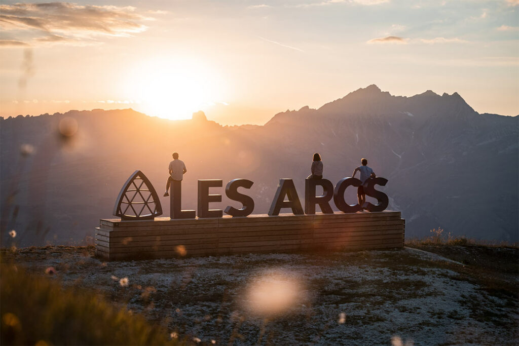 Lettres géantes les Arcs